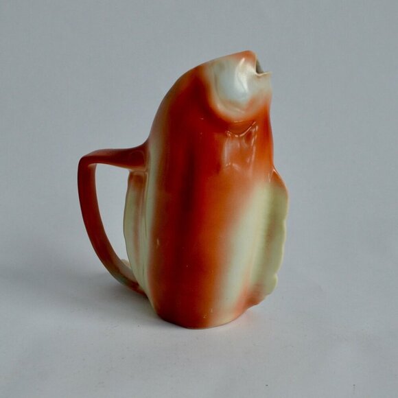 Royal Bayreauth Bavaria Flounder Orange Fish Creamer Blue Mark RARE Vintage - Picture 3 of 9